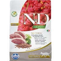 Produktbild von Farmina N&D Quinoa Katzenfutter Adult Ente Getreidefrei ohne Mais 300 g - 300 g