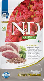Farmina N&D Quinoa Katzenfutter Ente für adulte kastrierte Katzen getreidefrei 1,5 kg - 1,5 kg – Bild 1 von 5
