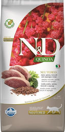 Farmina N&D Quinoa Katzenfutter Ente und Hering Getreidefrei für kastrierte erwachsene Katzen 5 kg - 5 kg – Bild 1 von 2