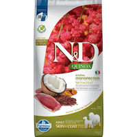 Produktbild von Farmina N&D Quinoa Skin & Coat Hund Adult Medium/Maxi Ente Hypoallergen 7 kg - 7 kg