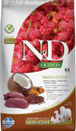 Farmina N&D Quinoa Skin & Coat Hund Adult Medium & Maxi Hirsch 2,5 kg Hypoallergen - 2,5 kg – Bild 1 von 5