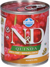Farmina N&D Quinoa Skin & Coat Hund Adult Nassfutter Dose mit Stückchen in Sauce 285 g – Bild 1 von 5