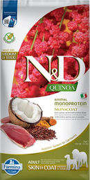 Produktbild von Farmina N&D Quinoa Skin & Coat Hundefutter Ente Kokosnuss & Kurkuma Getreidefrei Monoprotein 2 x 7 kg - 2 x 7 kg