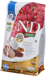 Farmina N&D Quinoa Skin & Coat Katzenfutter Adult Wachtel und Kokosnuss Getreidefrei 300 g - 300 g – Bild 1 von 7