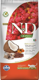 Farmina N&D Quinoa Skin & Coat Katzenfutter Hering Adult Getreidefrei 5 kg - 2 x 5 kg – Bild 1 von 3