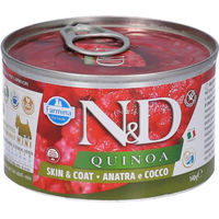 Produktbild von Farmina N&D Quinoa Skin & Coat Nassfutter Hund Adult Mini Getreidefrei Monoprotein 140g