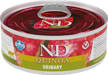 Farmina N&D Quinoa Urinary Diätfutter Nassfutter für erwachsene Katzen 24 x 80 g - 80 g – Bild 1 von 2