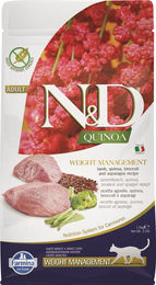 Farmina N&D Quinoa Weight Management Katzenfutter Adult Lamm mit Brokkoli und Spargel 1,5 kg - 1,5 kg – Bild 1 von 10