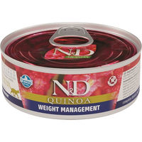 Produktbild von Farmina N&D Quinoa Weight Management Katzenfutter Pastete für erwachsene Katzen 80 g