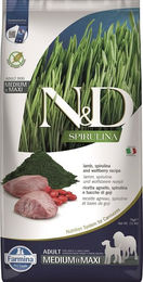 Farmina N&D Spirulina Hund Adult Medium & Maxi Lamm Getreidefrei 7 kg - 7 kg – Bild 1 von 6