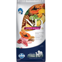 Produktbild von Farmina N&D Tropical Adult Hundemakanan Mittel und Maxi mit Lamm und hohem Fleischanteil 10 kg - 10 kg