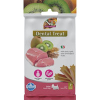 Produktbild von Farmina N&D Tropical Selection Dental Treat Zahnpflege-Leckerli für kleine Hunde Adult Schwein 60 g