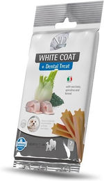 Farmina N&D White Dental Treat Zahnpflege-Snack Fisch Adult Hypoallergen Monoprotein 100 g – Bild 1 von 2