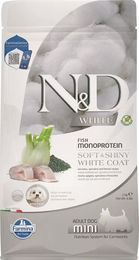 Farmina N&D White Dog Adult Mini Trockenfutter mit Wolfsbarsch, Spirulina und Fenchel getreidefrei 2 kg - 2 kg – Bild 1 von 10