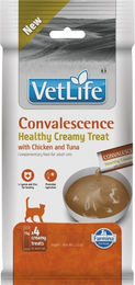 Farmina Vet Life Cat Convalescence Cremiger Snack Huhn und Thunfisch Aufbaufutter für Katzen Adult 60g – Bild 1 von 2