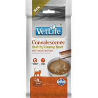 Produktbild von Farmina Vet Life Cat Convalescence Cremiger Snack Huhn und Thunfisch Aufbaufutter für Katzen Adult 60g