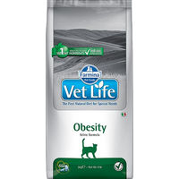 Produktbild von FARMINA Vet Life Cat Obesity Diätfutter zur Gewichtsreduktion für erwachsene Katzen 10 kg - 10 kg