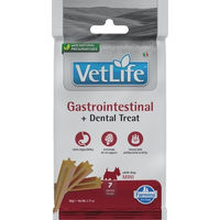 Produktbild von Farmina Vet Life Dental Treat Gastrointestinal Mini Zahnpflege-Leckerlis für kleine Hunde 60 g - 7 x 60 g