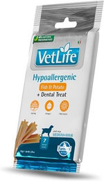 Produktbild von Farmina Vet Life Dental Treat Hypoallergenic Fisch Zahnpflege-Snack für mittelgroße und große Hunde 100 g