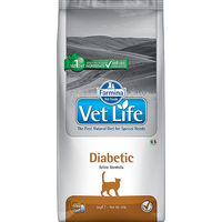 Produktbild von FARMINA Vet Life Diabetic Trockenfutter für Katzen zur Unterstützung bei Diabetes mellitus 10 kg - 10 kg