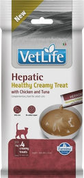 Farmina Vet Life Hepatic Cremiger Snack Huhn und Thunfisch für erwachsene Katzen zur Unterstützung der Leberfunktion 60g – Bild 1 von 1