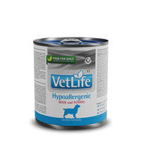 Produktbild von Farmina Vet Life Hypoallergenes Hundefutter Ente und Kartoffel 6x300g