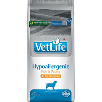 Produktbild von Farmina Vet Life Hypoallergenic Trockenfutter Hund Fisch und Kartoffel Adult 12 kg - 12 kg