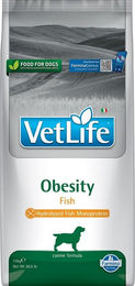 Produktbild von Farmina Vet Life Obesity Diätfutter Fisch Trockenfutter für erwachsene Katzen zur Gewichtsreduktion 12 kg - 12 kg