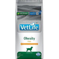 Produktbild von Farmina Vet Life Obesity Diätfutter Fisch Trockenfutter für erwachsene Katzen zur Gewichtsreduktion 12 kg - 12 kg