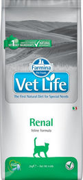 Produktbild von Farmina Vet Life Renal Feline Diätfutter für Katzen zur Unterstützung der Nierenfunktion 2 kg - 2 kg