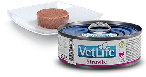 Farmina Vet Life Struvite Diätfutter Nassfutter für Katzen Adult zur Unterstützung der Harnwege 12x85g - 12 x 85 g – Bild 1 von 7