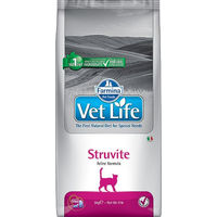 Produktbild von Farmina Vet Life Struvite Diätfutter Trockenfutter für erwachsene Katzen zur Unterstützung der Harnwege 10 kg - 10 kg