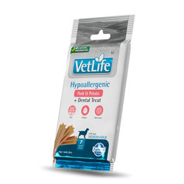 Produktbild von Farmina VET LIFE Treat Hypoallergenic Pok Potato Funktionssnack für erwachsene Hunde