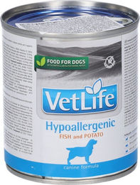 Farmina VetLife Canine Hypoallergenic Nassfutter Pastete Fisch und Ente für Hunde Adult 300 g - 300 g – Bild 1 von 6