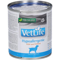 Produktbild von Farmina VetLife Canine Hypoallergenic Nassfutter Pastete Fisch und Ente für Hunde Adult 300 g - 300 g