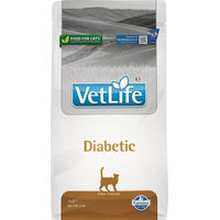 Produktbild von Farmina VetLife Diabetic Trockenfutter für erwachsene Katzen 2 kg - 2 kg