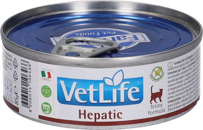 Farmina VetLife Hepatic Nassfutter für Katzen Adult mit Leber Diätfutter 85g – Bild 1 von 2