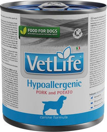 Produktbild von Farmina VetLife Hund Nassfutter Hypoallergen Schwein und Kartoffel Monoprotein Glutenfrei