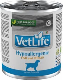 Produktbild von Farmina VetLife Hypoallergenes Nassfutter Fisch und Kartoffel 6 x 300 g