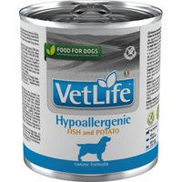 Produktbild von Farmina VetLife Hypoallergenes Nassfutter Fisch und Kartoffel 6 x 300 g