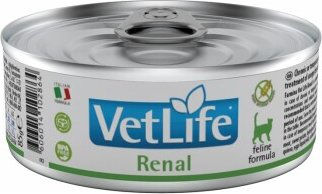 Produktbild von Farmina VetLife Natural Renal Diätfutter Nassfutter für Katzen 12x85g - 12 x 85 g