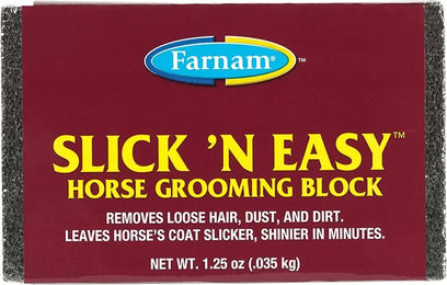 Farnam Slick 'N Easy Reinigungsradiergummi für die Pferdefellpflege in Rot – Bild 1 von 6