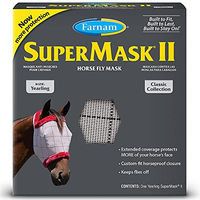 Produktbild von Farnam SuperMask II Pferdefliegenmaske ohne Ohrenschutz für Fohlen