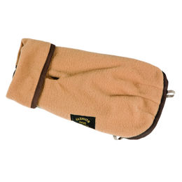 Fashion Dog Fleece-Hundemantel für den Winter in Beige 60 cm – Bild 1 von 2