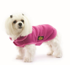 Fashion Dog Fleece-Hundemantel für den Winter in Rosa 36 cm – Bild 1 von 3