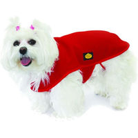 Produktbild von Fashion Dog Fleece-Hundemantel für den Winter in Rot 70 cm