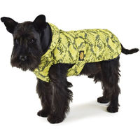 Produktbild von Fashion Dog gesteppter Regenmantel für Hunde aus Nylon in Gelb wasserdicht