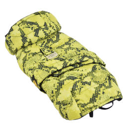 Fashion Dog gesteppter Regenmantel für Hunde aus Nylon in Gelb wasserdicht – Bild 1 von 2