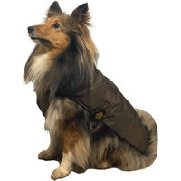 Produktbild von Fashion Dog Hunde-Regenmantel mit Fleecefutter wasserdicht Braun 70 cm