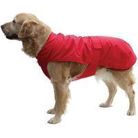 Produktbild von Fashion Dog Hunde-Regenmantel mit Fleecefutter wasserdicht Rot 65 cm